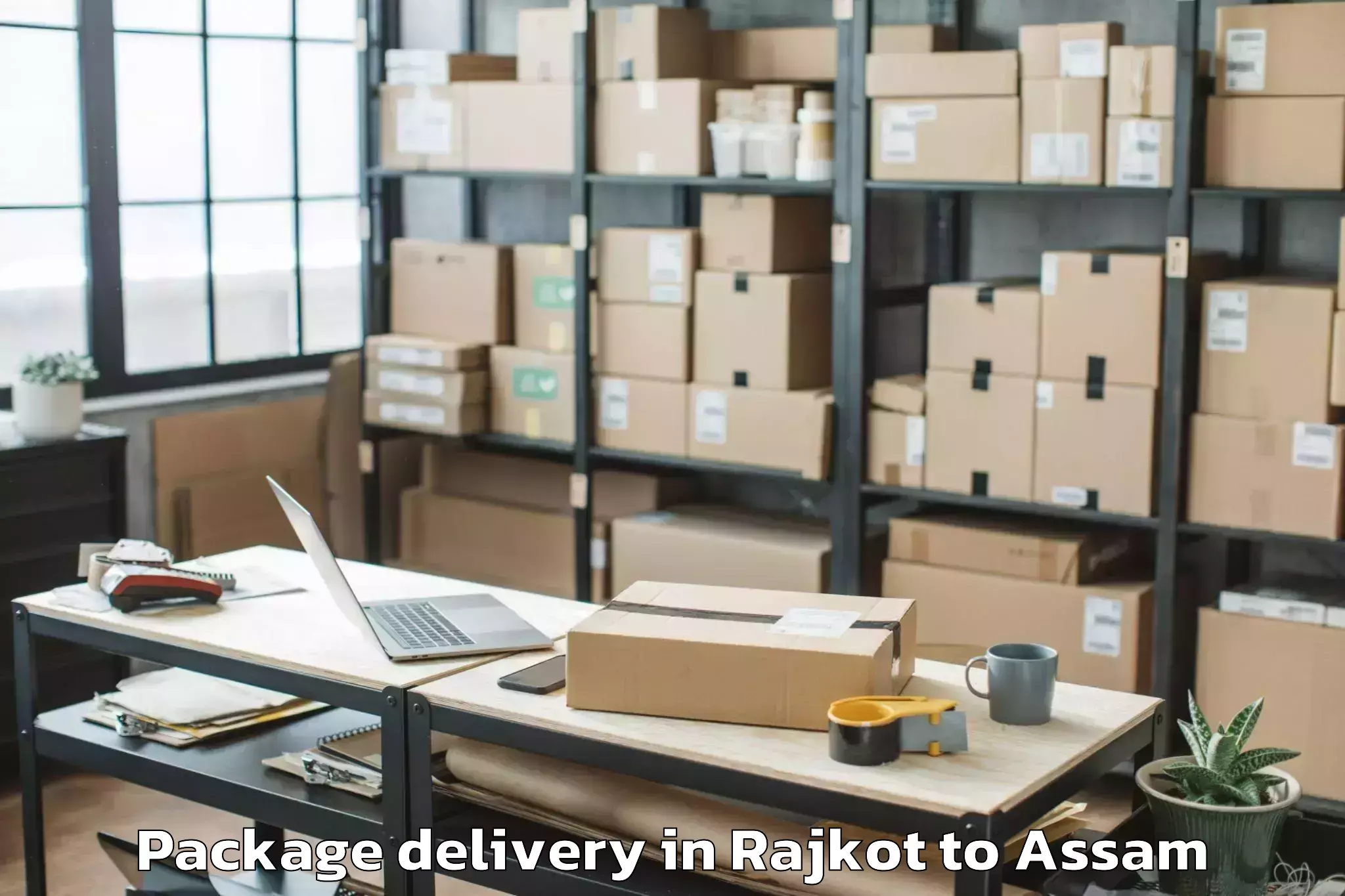 Leading Rajkot to Dhubri Pt Package Delivery Provider